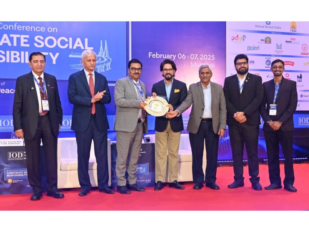 Coal India Golden Peacock CSR Award 2024
