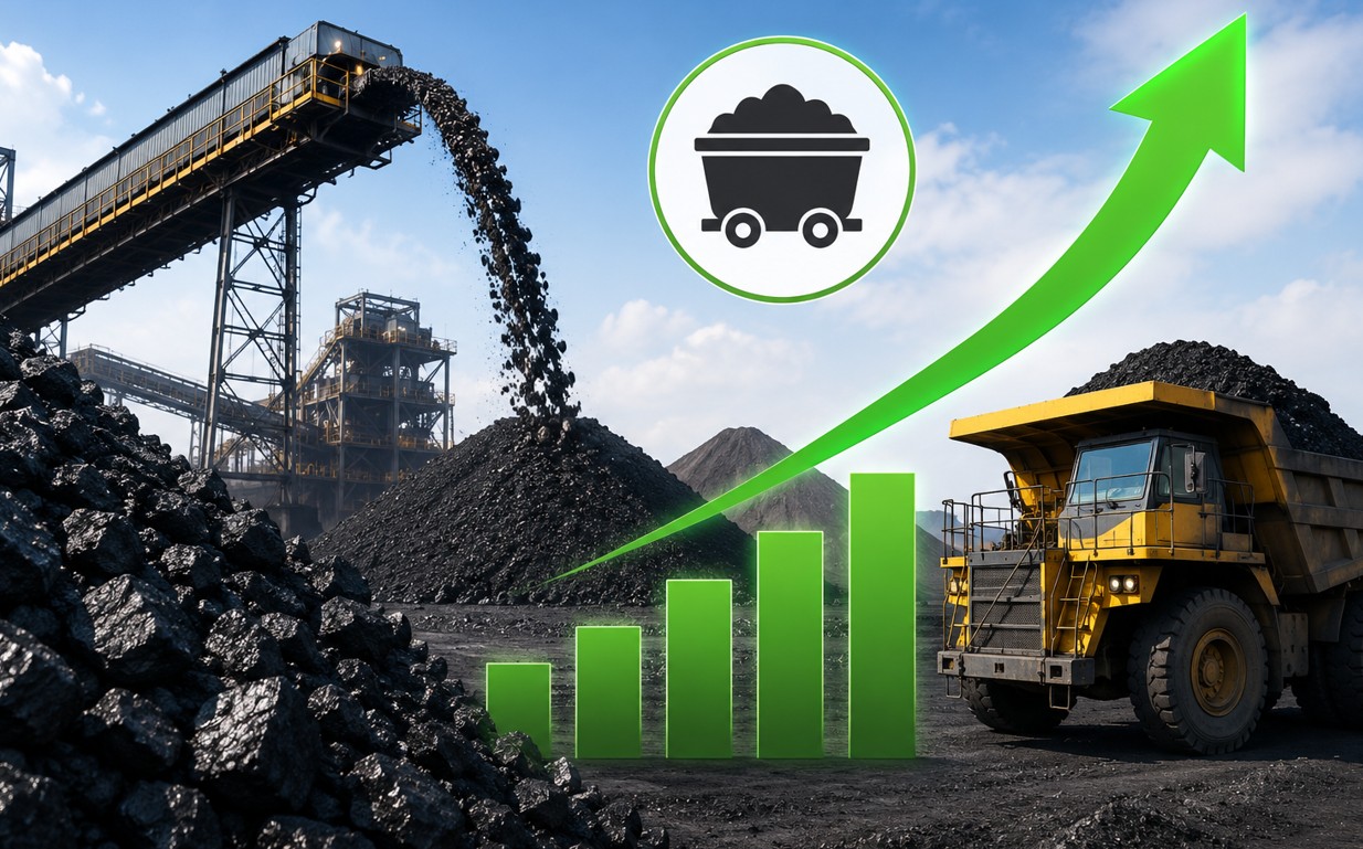 Coal Production in the Country Grows 7.51% YoY in July, 2026