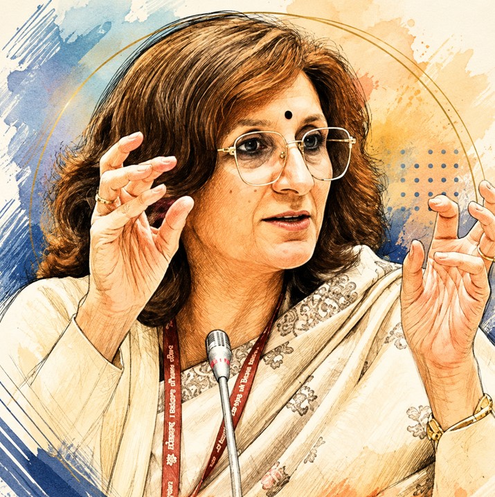 Deepti Gaur Mukerjee takes charge as Higher Education Secretary