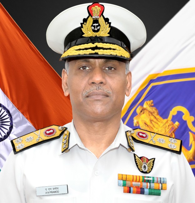 Vice Admiral AN Pramod, AVSM, YSM, assumed charge as the Deputy Chief of Naval Staff
