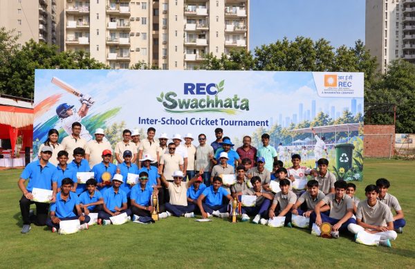 REC Swachhata Inter-School Cricket Tournament Concludes Successfully, Promoting Sportsmanship and the Spirit of Swachhata